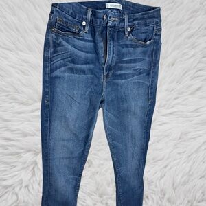 Good American Blue Skinny Jeans with Stretch